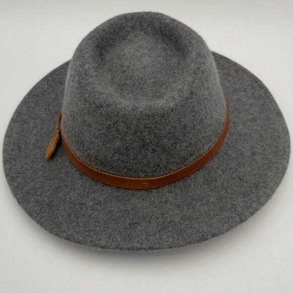 Frye Felt Panama Wool Fedora Hat Size M/L - Picture 2 of 10